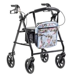 [Mobility 1st] Blue Floral Drive Medical Accessory Bag Scooters/Walkers/Wheel